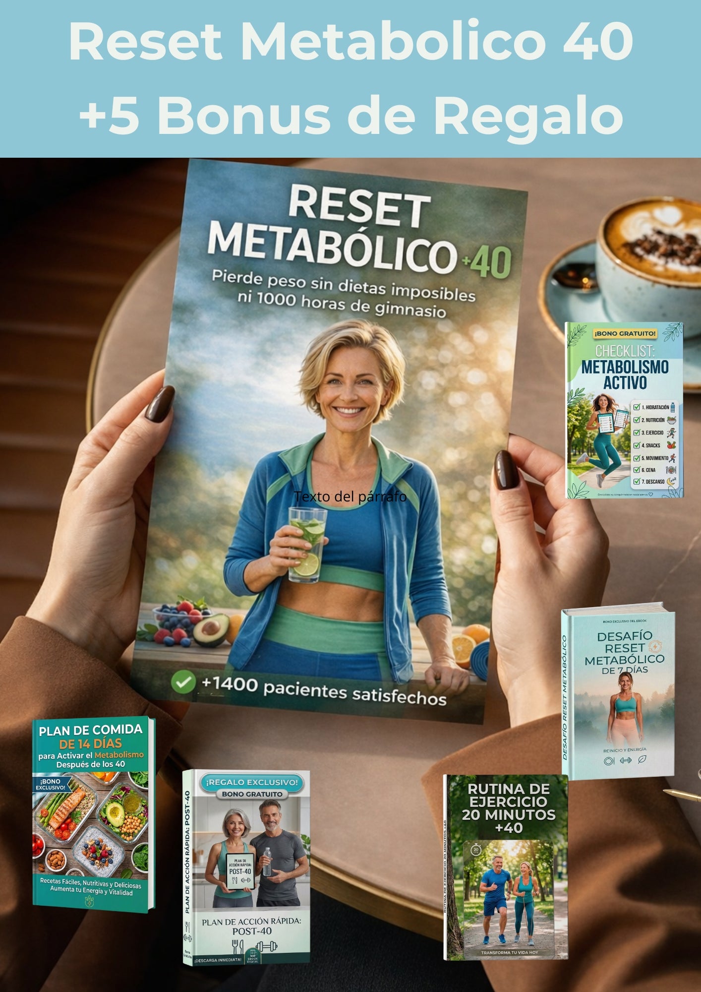 RESET METABOLICO +40: La dieta invisible para bajar de peso sin 1000 horas de gimnasio.